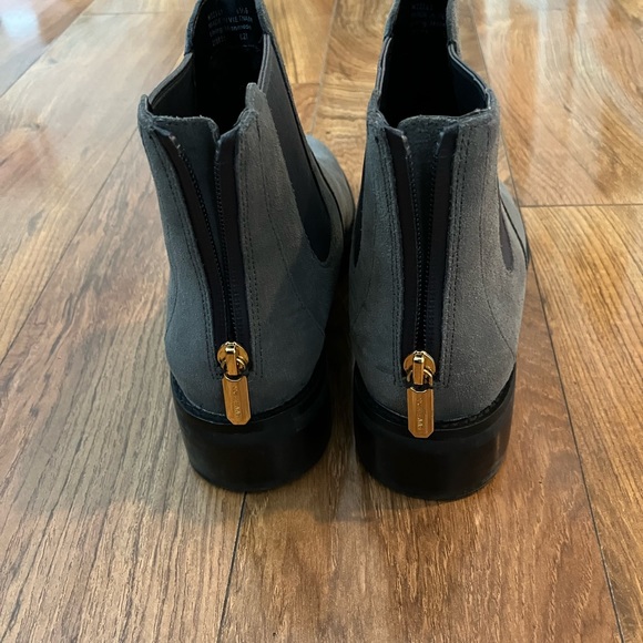 Cole Haan Reid Boots Grey 6.5 Suede Booties - Picture 3 of 5